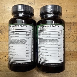 2 Pack Zoyava Sea Moss Black Seed Oil Ashwaga High Potency Total 120 Caps 09/27