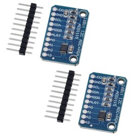 Ruiwaer 2Sets Blue ADS1115 Analog-to-Digital Converter IIC Analog-to-Digital ADC PGA Converter High Precision ADC Converter Development Board for Arduino Raspberry Pi