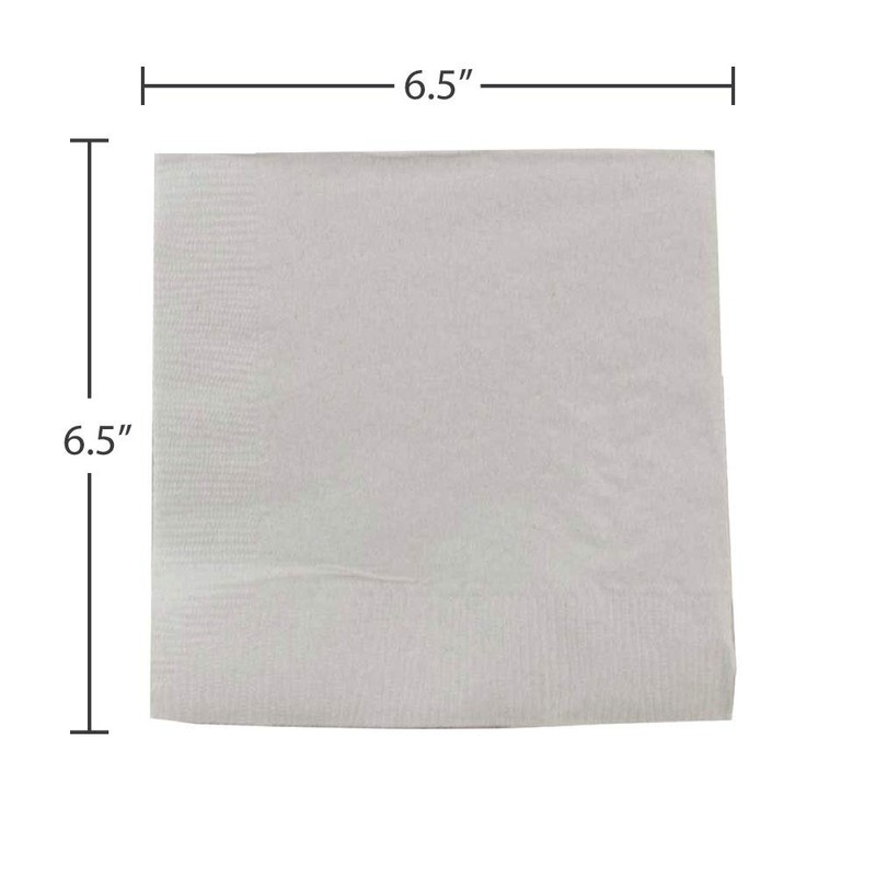 JAM PAPER Medium Lunch Napkins - 6 1/2 x 6