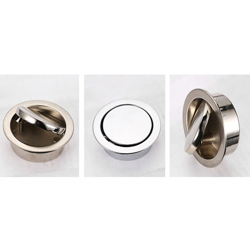 FEEIMOL Pack of 4 Tatami Hidden Handles Embedded Pull Ring