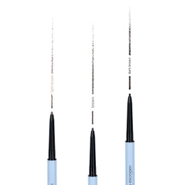 Fleeky Micro Pen Eyebrow Pencil - Fine Line for Precise Repainting and Shaping, Smudge-proof and Waterproof Hold, Double-Sided Eyebrow Micropen with Brush, Vegan & Cruelty-Free (Light Brown)