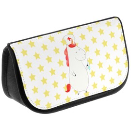 Mr. & Mrs. Panda Unicorn Nurse Cosmetic Bag, White, Hand Drawn