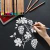 FINGERINSPIRE Grapevine Stencil, 30 x 30 cm, Small Grapevine Wall