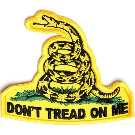 DON'T TREAD ON ME YELLOW SNAKE PATCH
