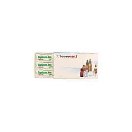 homeomart.com Capsicum Annuum Homeopathy Pellets (Pills) in 200C Potency Pack of 3