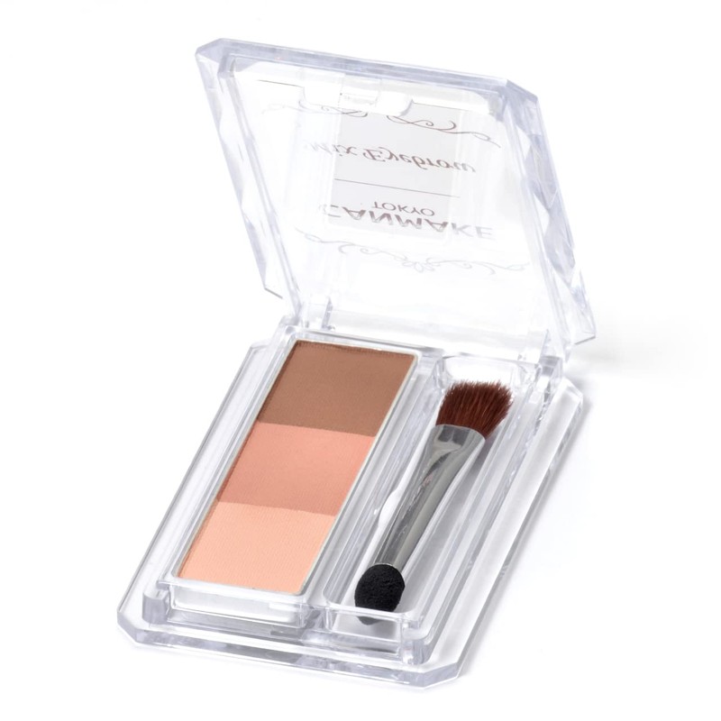 Canmake Mix Eyebrow 09 Peach Tea Brown Color Eyebrow Nose