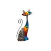 Juliana Design Natural World Hand Painted Decorative Multicolour Cat Ornament