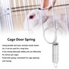 Haofy Pack of 20 Multifunctional Cage Door Spring Hooks Metal