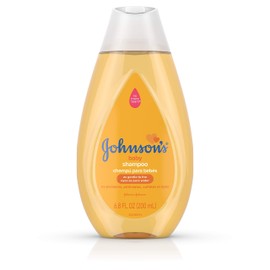 Johnson's Baby Tear Free Gentle Baby Shampoo, Free of Parabens, Phthalates, Sulfates and Dyes, Yellow, 6.76 Fl Oz