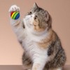 Rumyve 12 Pcs Rainbow Cat Toy Balls - Interactive Indoor