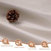 EurCross Shower Curtain 180 x 180 cm Sand Textile Fabric