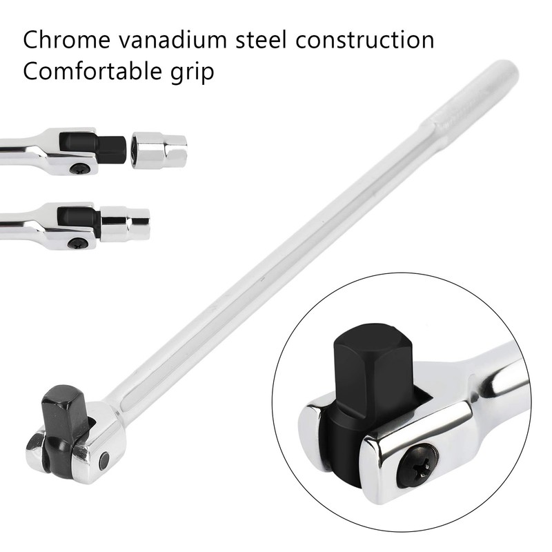 18in Breaker Bar F Steering Extended Movable Socket Wrench Handle