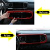 cartiangous ABS Central Console Dashboard Panel Cover Trim For Toyota