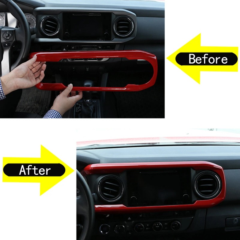 cartiangous ABS Central Console Dashboard Panel Cover Trim For Toyota