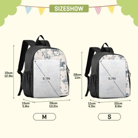 Sletend Western Cowboy Toddler Backpack Waterproof Mini Backpack Boys/Girls Cute Small Backpack Kindergarten Pre School Bags 13 Inch