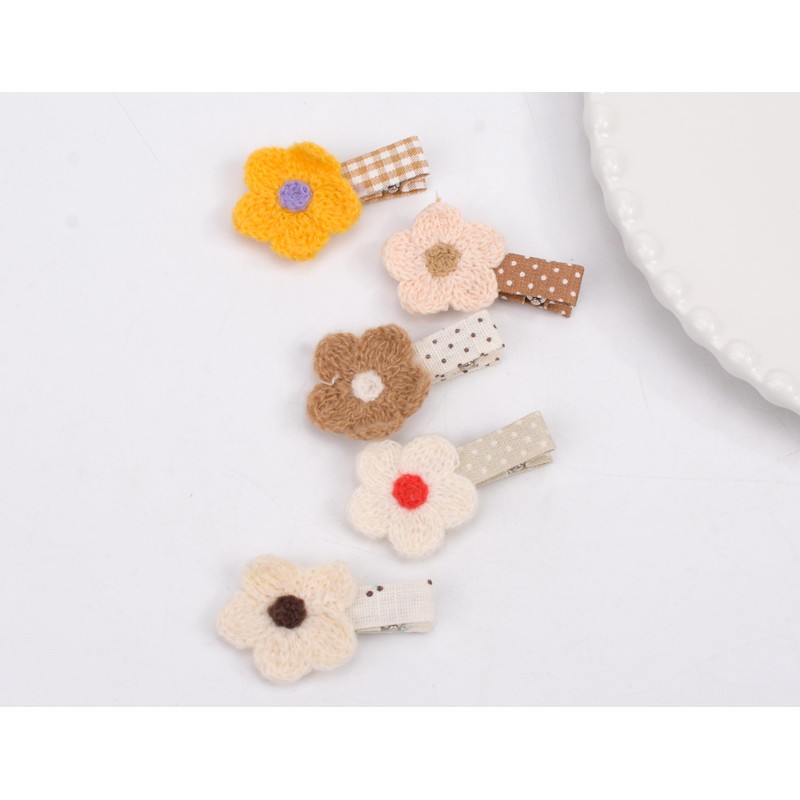 BIANHUAN 赤ちゃん ベビー ヘアピン 子供 ヘアクリップ 5点セット (Aセット)