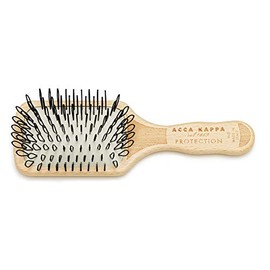 Acca Kappa 12945 Paddle Brush Beech Wood Nylon Travel Size