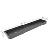 Shower Caddy Space Aluminum Rustproof Smoothing Simple Black Sturdy Bathroom