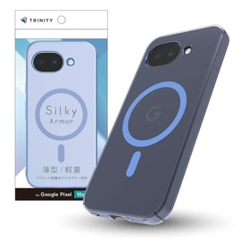 TRINITY TR-PX2610A-SA-CLBL for Google Pixel10a [Silky Armor] Magnetic Accessory Compatible Silky Touch Case
