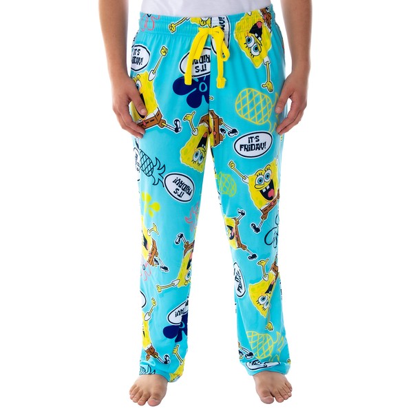 Nickelodeon Spongebob Squarepants Womens' It's Friday! Sleep Lounge Pajama Pants,