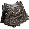 XUANINY Peel and Stick Backsplash Tiles for Kitchen,Bathroom,Fireplace,Self Adhesive Metal