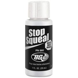 BG(0002698761) BG Stop Squeal 1fl oz - Disc Brake Quiet - Pad Anti-Squeal - Reduces Brake Noise and Grinding - Quiets Noisy Brakes, PN 860, 1 Ounces