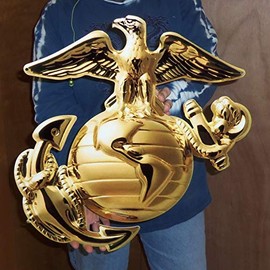 Photosteel USMC Enlisted Globe and Anchor Metal Sign 19â³x19â³