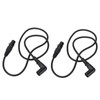 2PCS Microphone Extension Cables 3 Pin XLR Male to Female