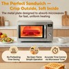 2026 Microwave Sandwich Maker, Microwave Toaster with Adjustable Silicone Strap,