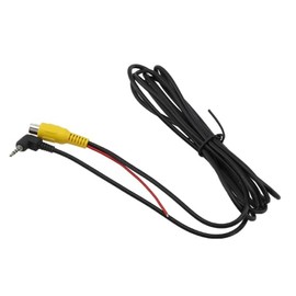 weevoo Aux 2.5mm to RCA Female Cable with Trigger, Car Aux AV-in Jack to RCA Adapter for GPS Tablet Dash Cam Car DVR Camcorder Reverse Backup Rear View Camera