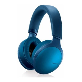 Panasonic Premium Hi-Res Wireless Bluetooth Over The Ear Headphones with 3D Ear Pads and 3 Sound Modes - RP-HD305B-A (Blue)
