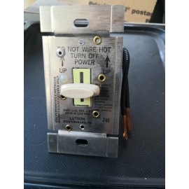 LUTRON IVORY GLYDER LINEAR SLIDE DIMMER GL-10P