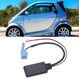 Okuyonic Car Bluetooth Module, Mini ISO Practical 8-Pin Wear-resistant Bluetooth AUX IN Adapter Wireless for Grundig Radios Other Car and Motorcycle Parts