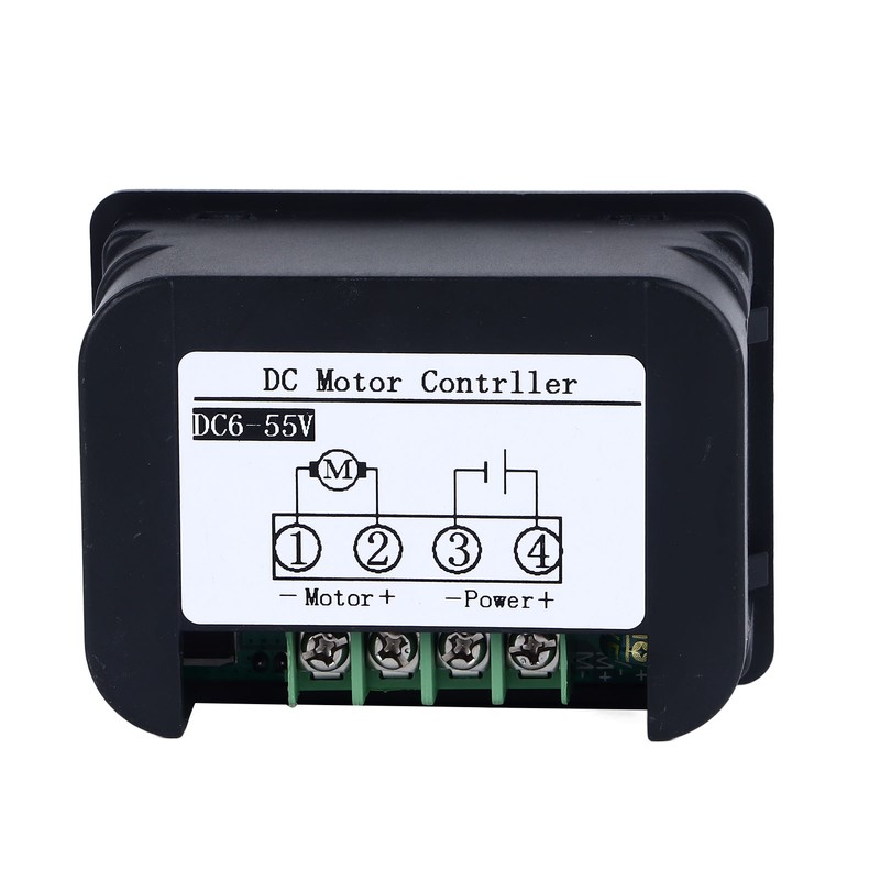 DC Motor Speed Regulator CW CCW LCD Display Button Knob
