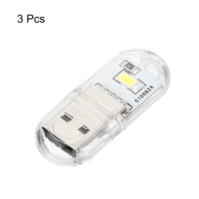 PATIKIL USB Night Light, 3 Pack Portable Plug-in Mini LED