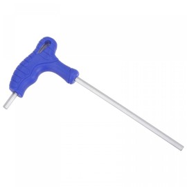 TOP-VIGOR 1Pcs 4mm Hex Key T-Handle, T Bar Dual End Wrench Spanner Allen Key for Home Repair and Mechanical Maintenance, Metric CR-V Steel