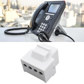 VGOL RJ11 6P4C Telephone Wiring Socket CAT3 Interface for Landline Telephones Fax Devices Pack of 5