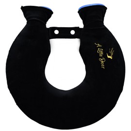 U-Shaped Dual Nozzle Hot Water Bottle with Soft Plush Cover – Neck and Shoulder Heat Pack for Women Men, Relieves Stiffness and Fatigue, Ideal for Winter, Bedtime, and Office Use