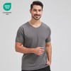 netdraw Men's Ultra Soft V-Neck Bamboo Viscose T-Shirt Comfy Lightweight