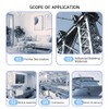 50 Pcs Stainless Steel Cotter Pins, R Clips Split Pins