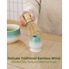 ZENS Matcha Tea Set with Bamboo Whisk, 6pcs Matcha Tea