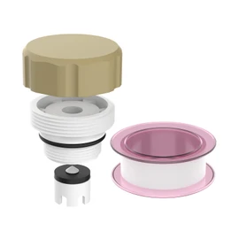 Xinafan ASSE 1019-A Outdoor Faucet Repair Kit with Teflon Tape, Vacuum Breaker Replacement Kit Anti-Siphon Frost-Free Hose Bib Sillcock Valve Replacement Assembly for Outside Repair Accessories