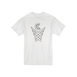 Crossover Culture Mens Agent T-Shirt - Cotton/Poly White Tees for Men with Multicolor Graphics (MacGregor Park, Medium)