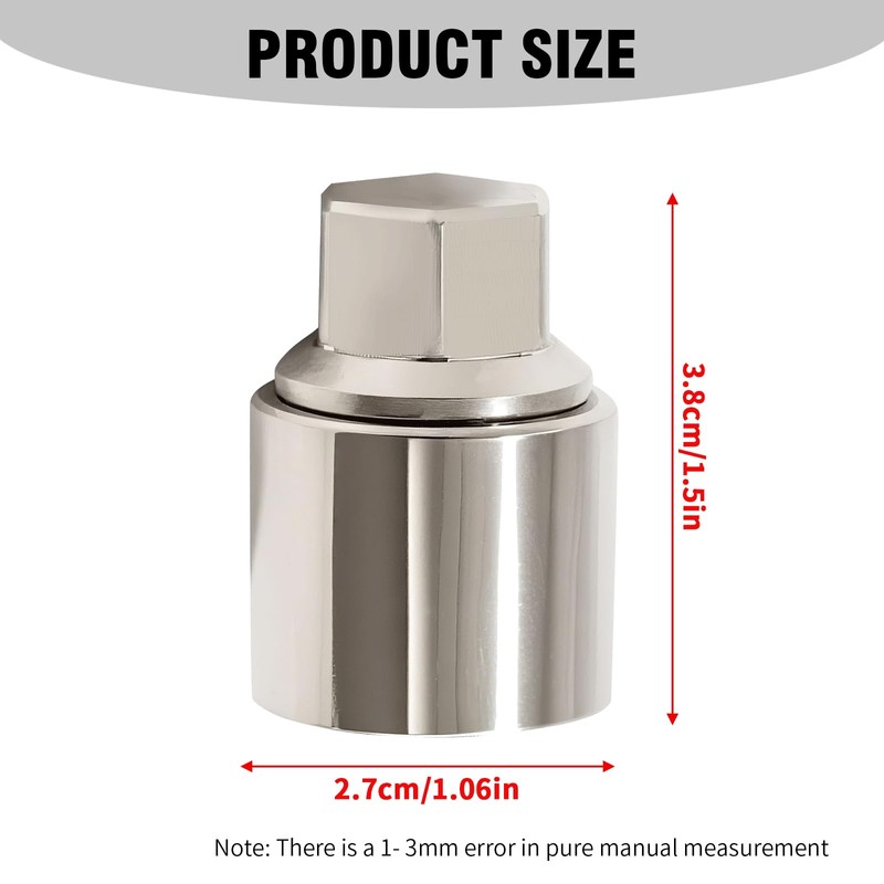 MospdyGear B66475304 Security Master Anti Theft Car Locking Wheel Nut