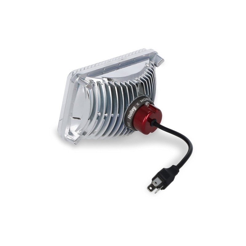 Holley RetroBright LFRB120-1 4x6 Hi/Lo LED Headlight - Classic White