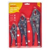 Amtech C1670 3 Piece Locking Grip plier Set