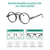 Eyekepper Round Reading Glasses for Women Men Retro Readers -