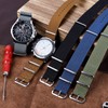 WOUKUP Premium Military Ballistic Ribbed Nylon Watch Straps 18mm 19mm