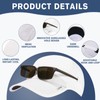 TOP-EX Ponytail Baseball Cap with Sunglass Lock UPF 50 Breathable