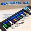 Dunnet Tools Shallow 1/4 Socket Set 12pc Coloured 1/4 Sockets